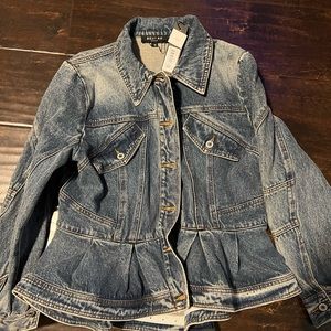 Jean Jacket (Denim Peplum Unique Style)